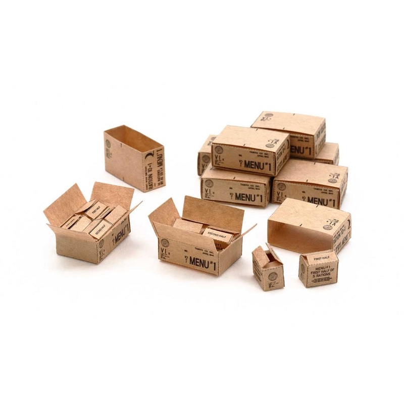 Tamiya 12689 1/35 U.S. 10 in 1 Ration Cartons