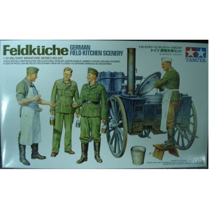 Tamiya 35247 1/35 German Field Kitchen Scenery Set