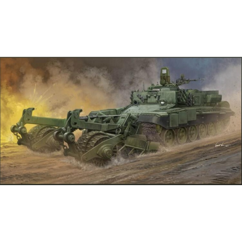 Trumpeter 09552 1/35 Russian Armored Mine-Clearing Vehicle BMR-3