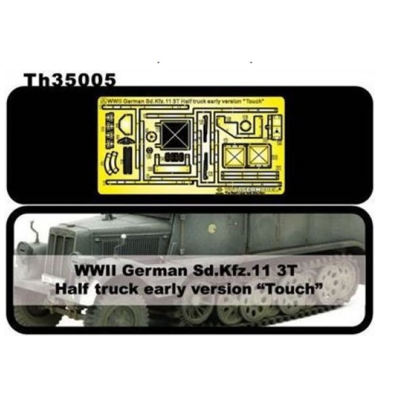 AFV Club TH35005 1/35 WWII German Sd. Kfz. 11 3T half truck early version Detail Upgrade Set
