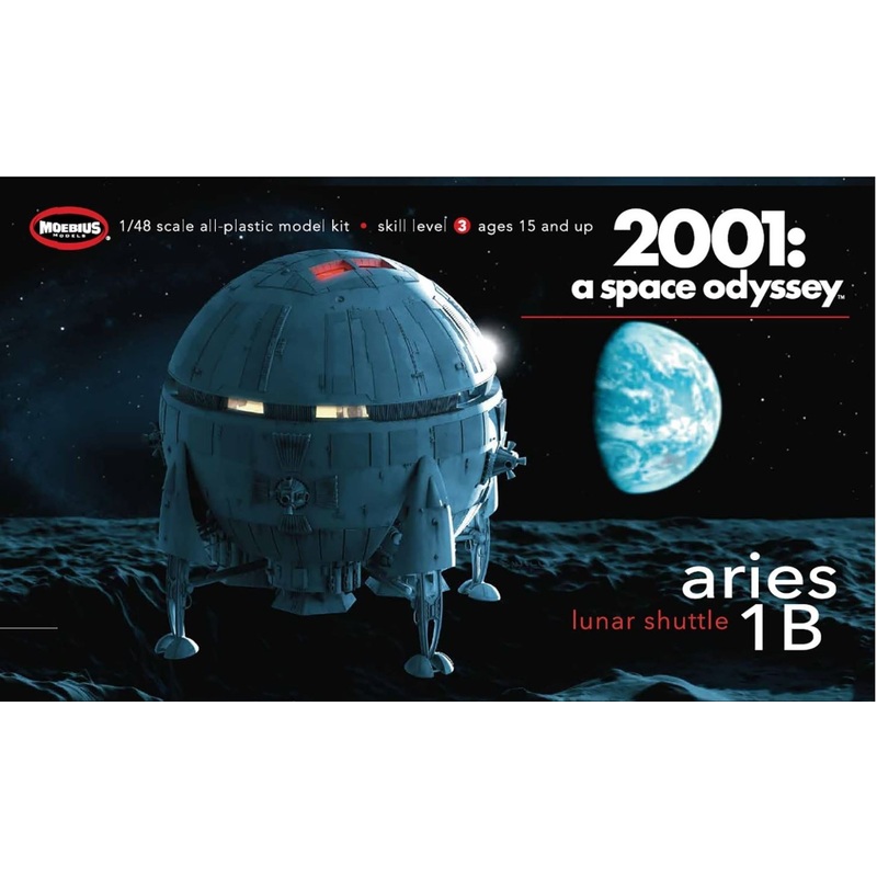 Moebius 20017 1/48 2001: A Space Odyssey Aries-1B Lunar Carrier