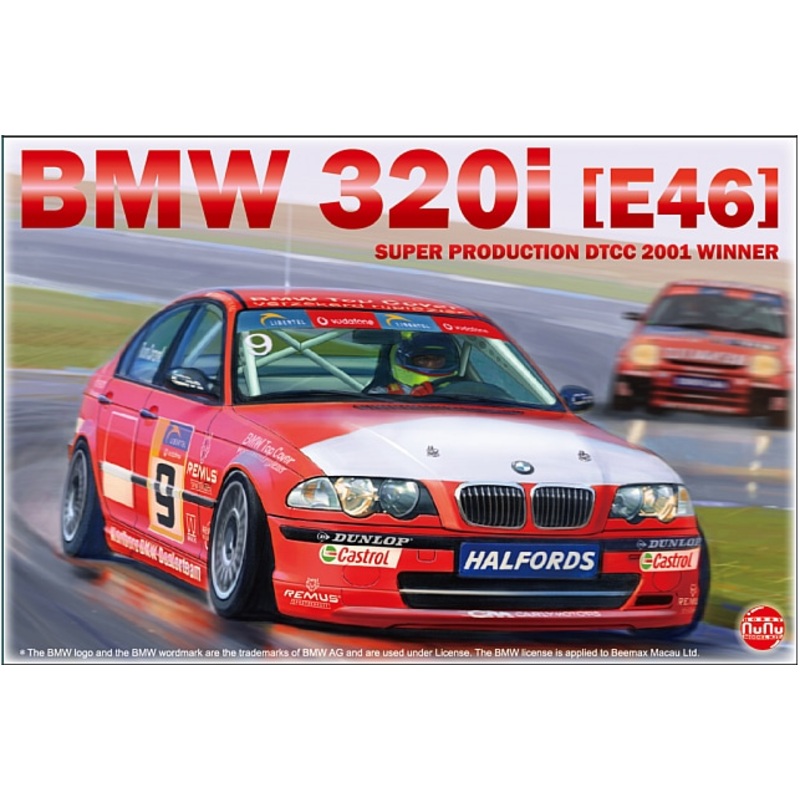 NuNu 24007 1/24 BMW 320i E46 DTCC 2001 Winner
