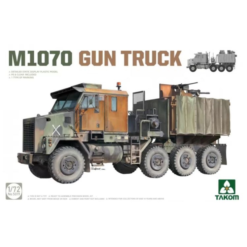 Takom 5019 1/72nd  M1070 Gun Truck