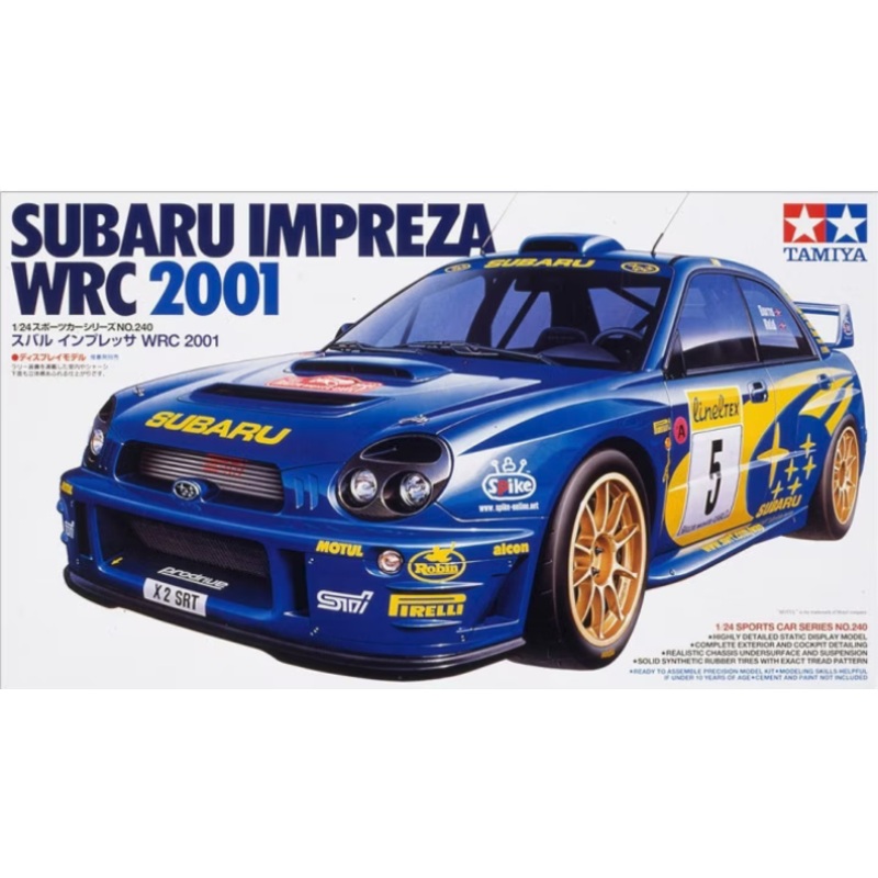 Tamiya 24240 1/24 Subaru Impreza WRC 2001