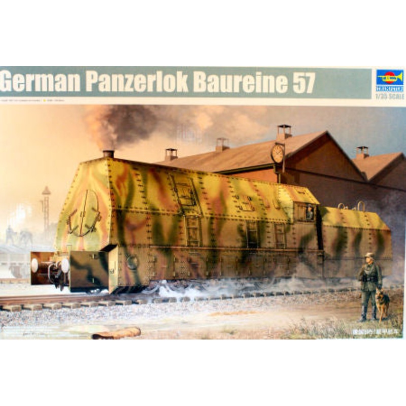 Trumpeter 00219 1/35 German Panzerlok BR57 Armored Locomotive