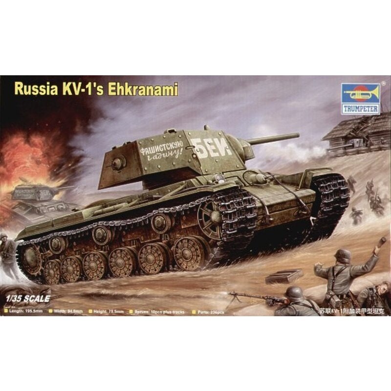Trumpeter 00357 1/35 Russia KV-1s Ehkranami