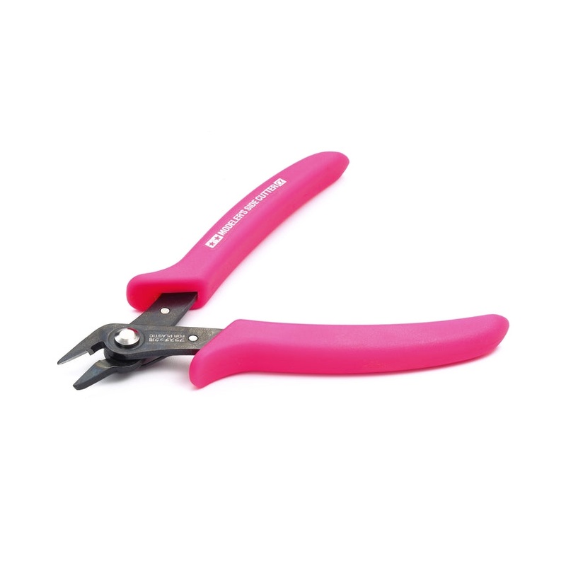 Tamiya 69942 Modeler's Side Cutter- Fluorescent Pink Sprue Cutters
