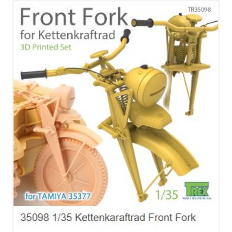 T-Rex 35098 1/35 Kettenkraftrad front fork  for Tamiya