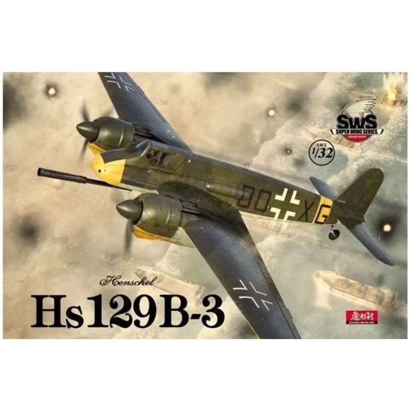 Zoukei Mura SWS 19 1/32 Henschel HS 129 B-3