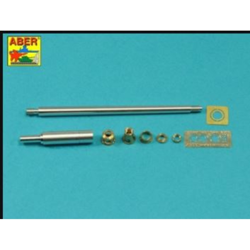 ABER 35L008 1/35 88mm KwK 43/3 L/71 barrel for German Heavy Tank Tiger B Serien-Turm and Tank Destroyer Jagdpanther, Late Barrel