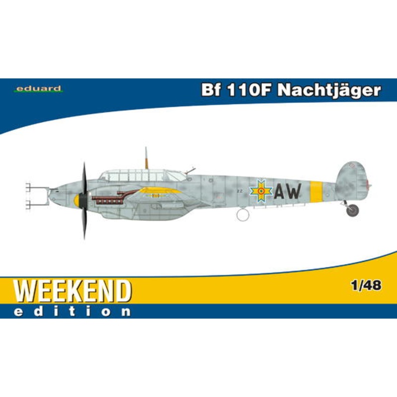 Eduard 84145 1/48 Bf 110F Nachtjager - Weekend edition
