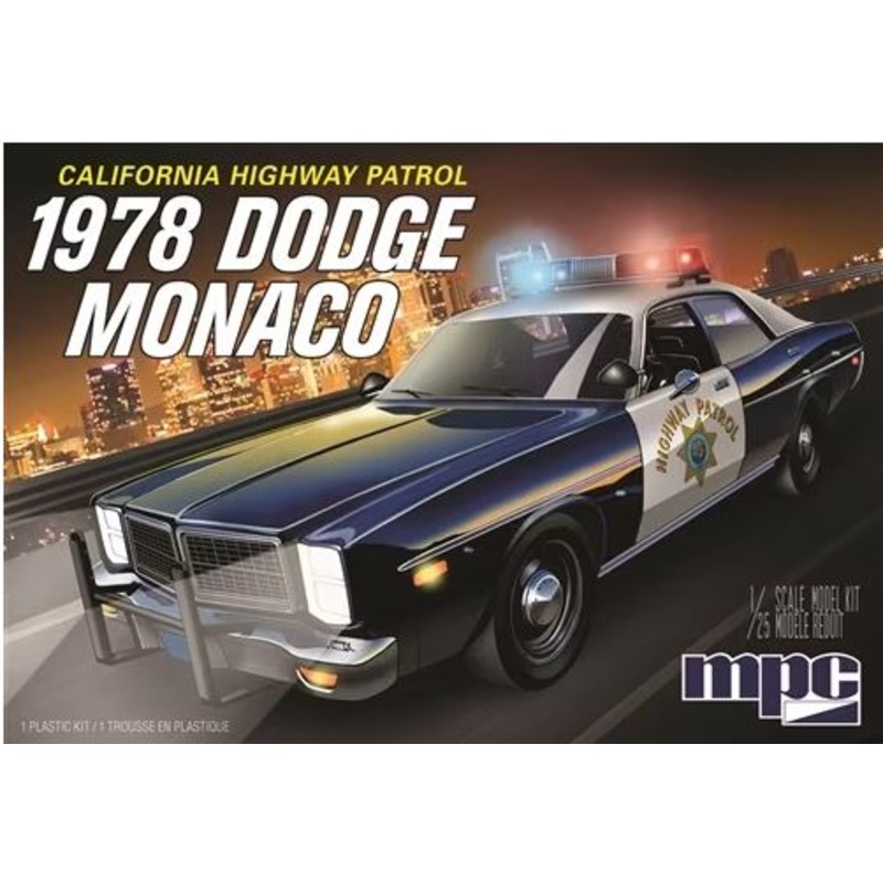 MPC 922 1/25 California Highway Patrol 1978 Dodge Monaco