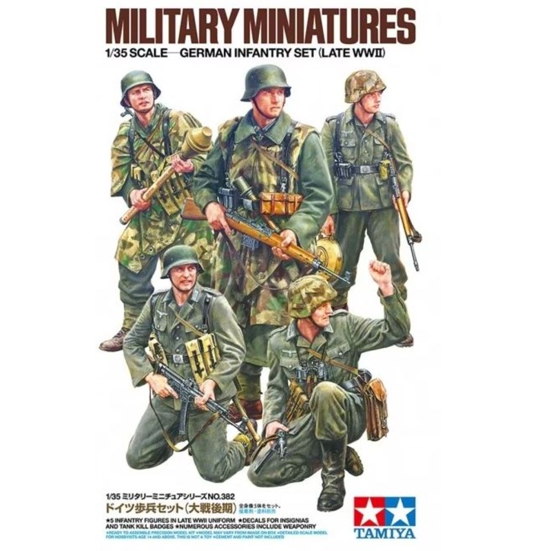 Tamiya 35382 1/35 German Infantry Set LATE WWII