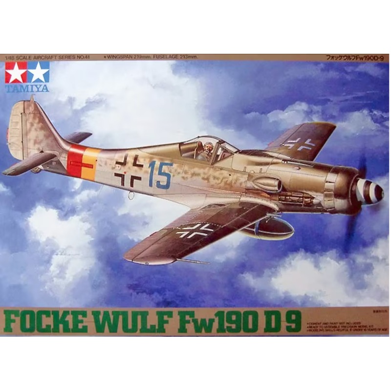 Tamiya 61041 1/48 FW190 D-9 Focke-Wulf