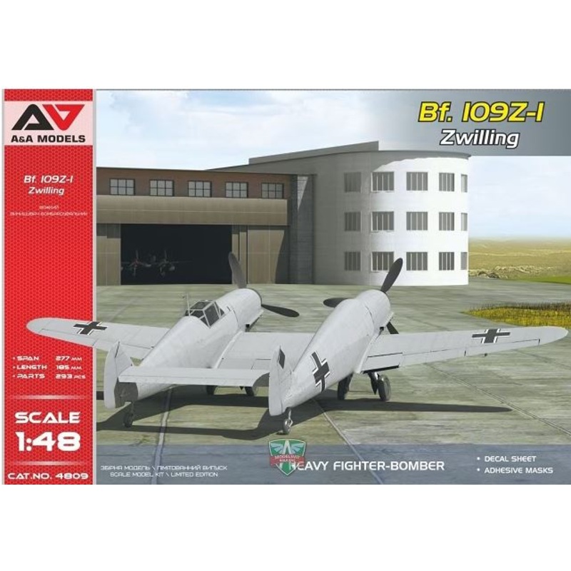 A&A Models 4809 1/48 Messerschmitt Bf. 109Z-1 Zwilling