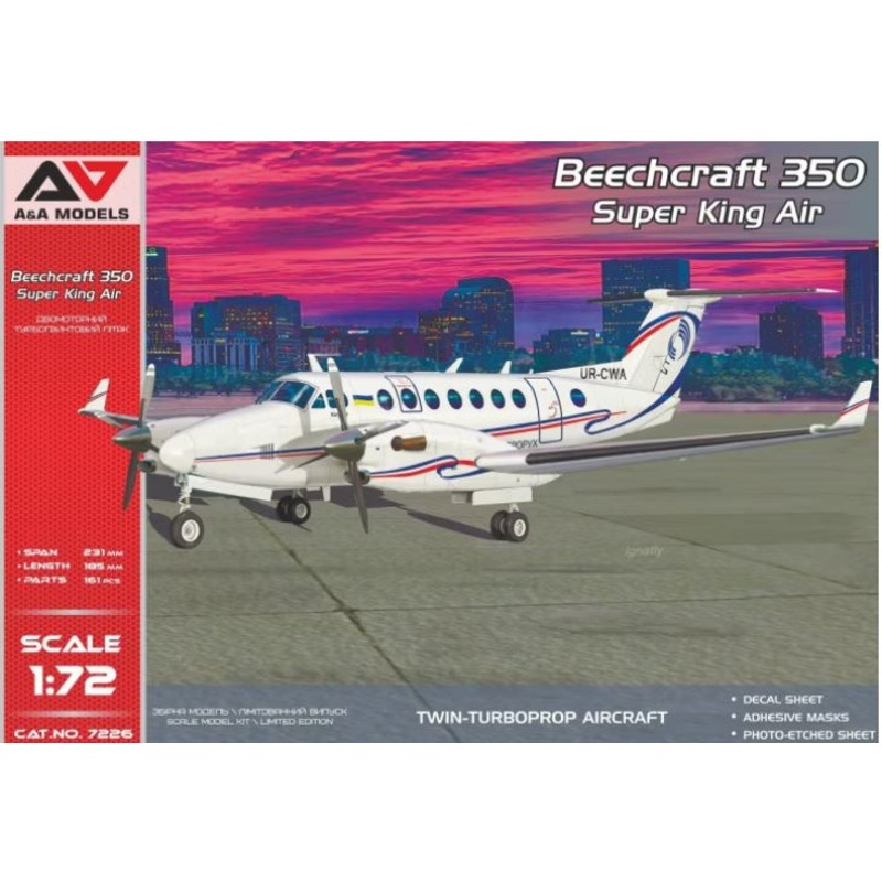 A&A Models 7226 1/72 Beechcraft 350 Super King Air