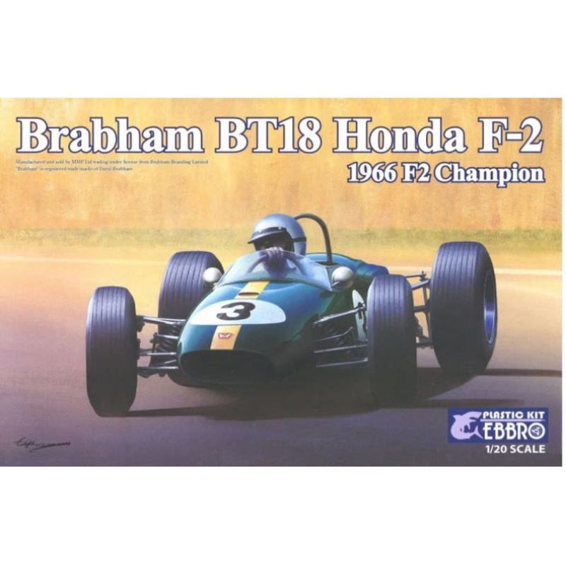 EBBRO 20022 1/20 Barabam BT18 Honda F-2 1966 F2 Champion