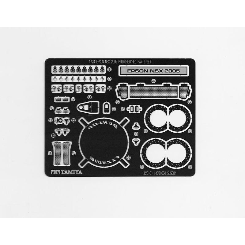 Tamiya 12610 1/24 Epson NSX 2005 Photo Etch Parts