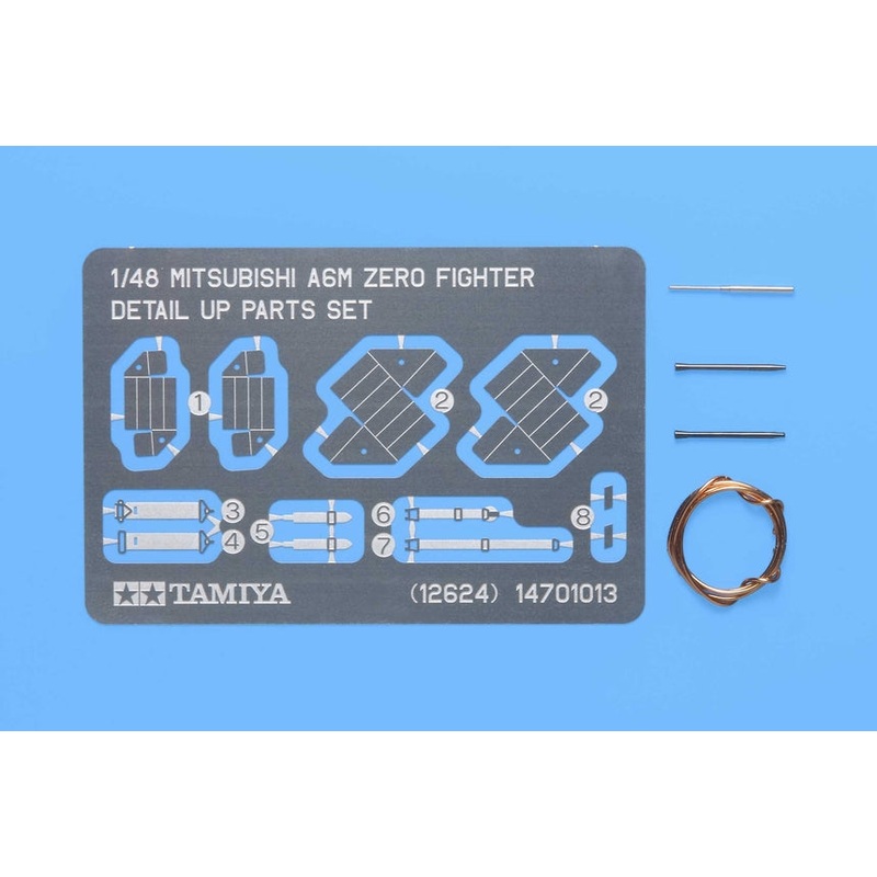 Tamiya 12624 1/48 Mitsubishi A6M Zero Photo Etch Parts