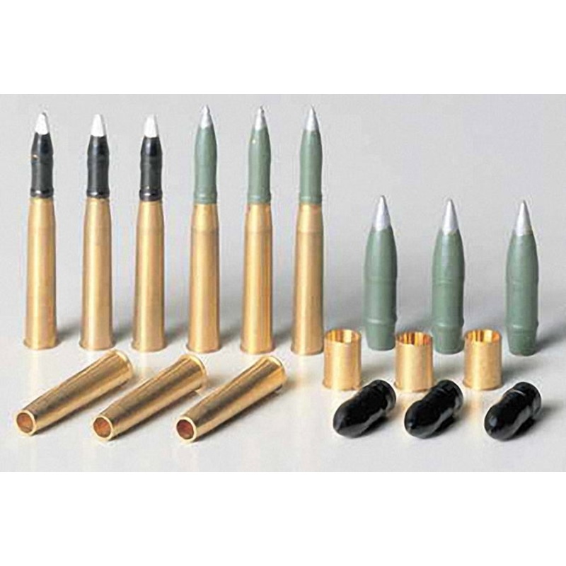 Tamiya 35198 1/35 Stug III Brass Projectiles 7.5cm & 10.5cm