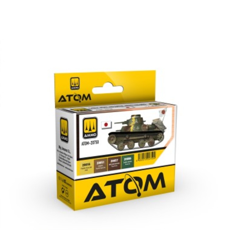 AMMO by Mig 20750 ATOM Early WWII Japanese Army Colors Set