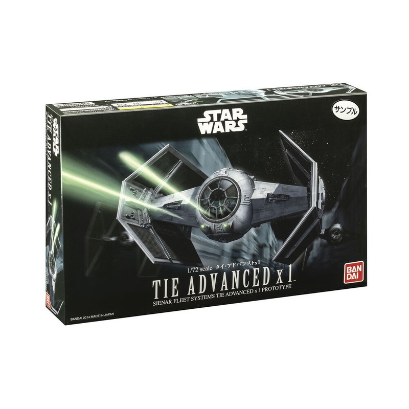 BANDAI 1214 1/72 Bandai Star Wars TIE Advanced