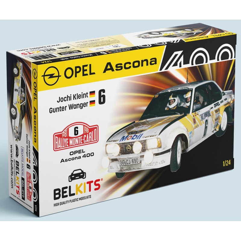 Belkits 019 1/24 Opel Ascona 400 - Rally Monte Carlo 1981