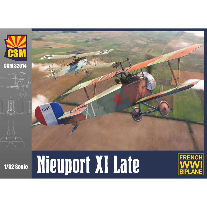 Copper State Models 32014  1/32  Nieuport XI late