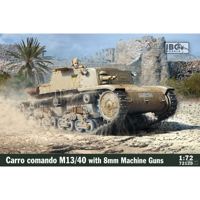 IBG 72129 1/72 Carro Comando M13/40 with 8mm Breda Machine Guns