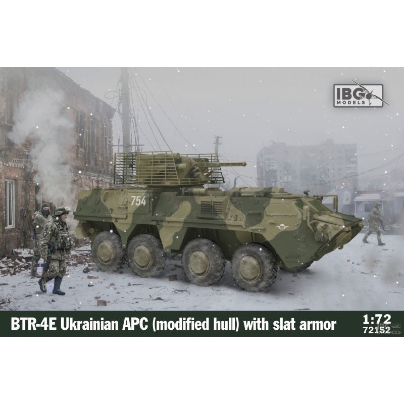 IBG 72152 1/72 BTR-4E Ukrainian APC (Modified Hull) with Slat Arm