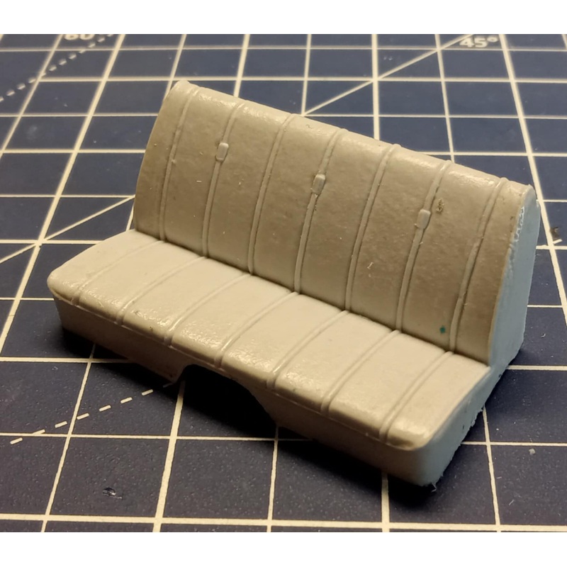 Luka Cee LCP035 74-87 resin  Chevy bench seat for MPC kits