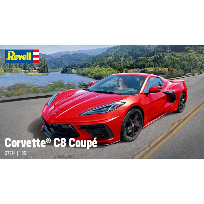 Revell 07714 1/25 Corvette C8 Coup