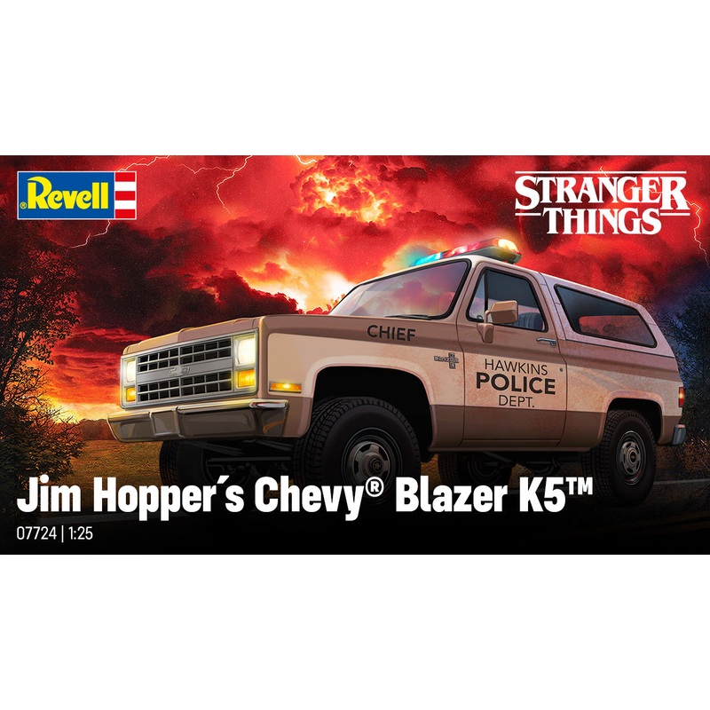 Revell 07724 1/25 1985 Chevrolet K5 Blazer: Stranger Things
