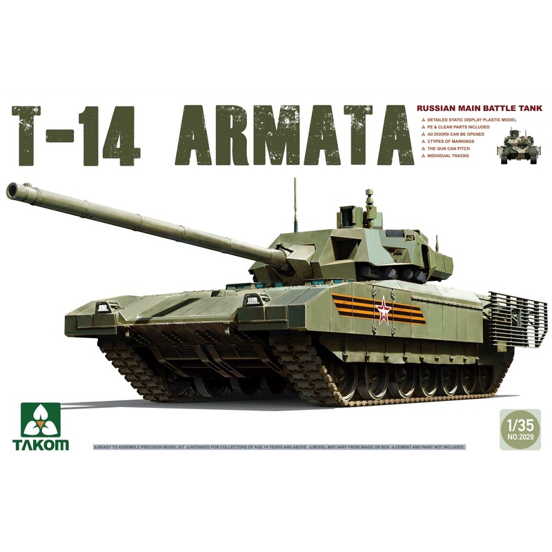 Takom 2029 1/35 Russian Main Battle Tank T-14 Armata