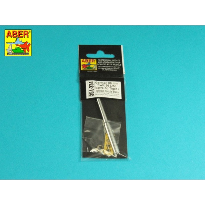 ABER 35L334 1/35 Tiger I, Ausf.E 88mm Barrel without muzzle brake