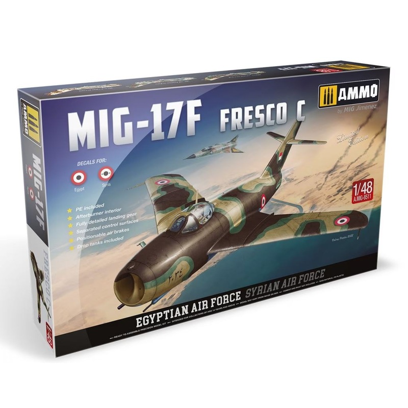 AMMO by Mig 8511 1/48 Mikoyan MiG-17 F Egypt - Syria