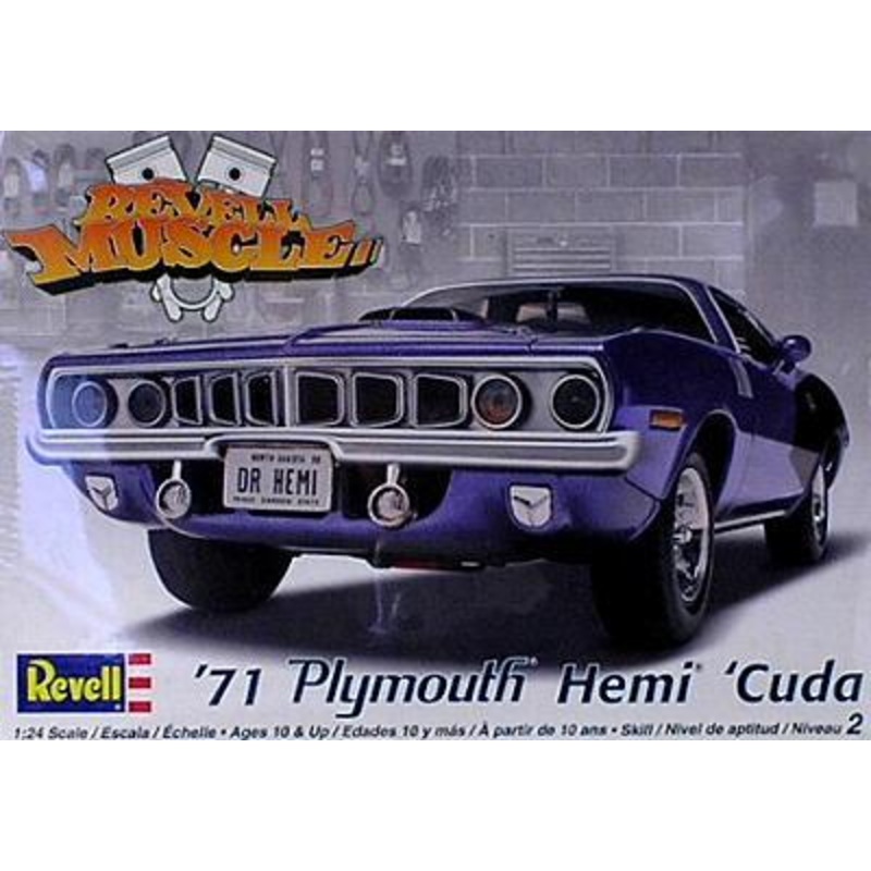 Revell 85-2943 1/24 Scale 1971 Plymouth HEMI 'Cuda Plastic Model Kit