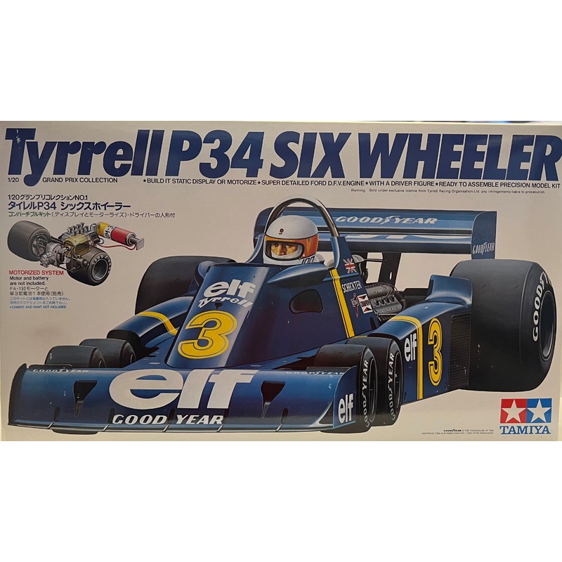 Tamiya 20001 1/20  Tyrrell P34 Six Wheeler