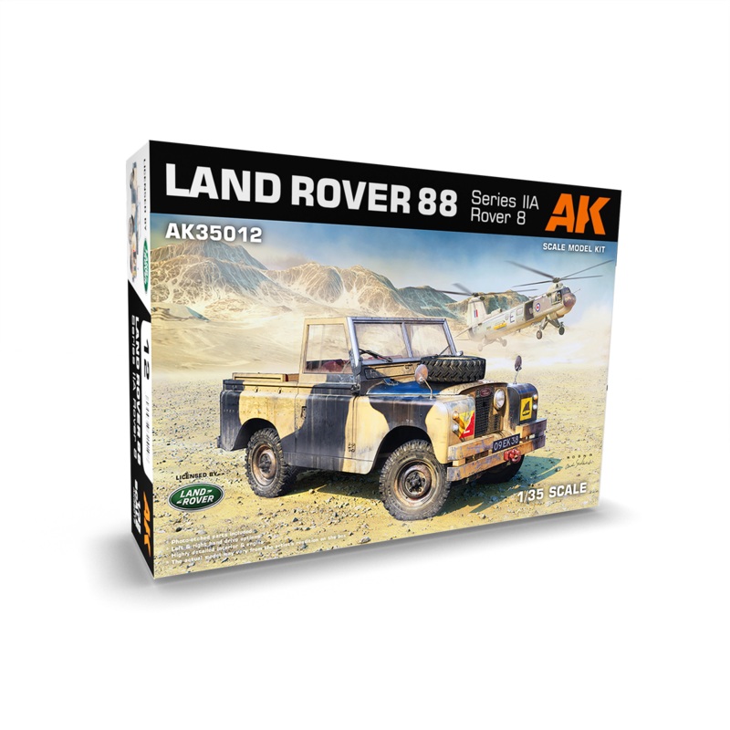 AK Interactive 35012 1/35 LAND ROVER 88 SERIES IIA ROVER 8
