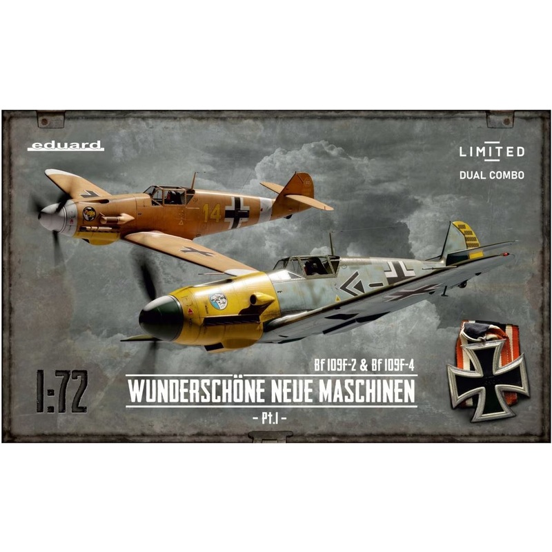 Eduard 2142 1/72 Bf 109F-2 & Bf 109F-4 Wunderschne Neue Maschinen pt.I Limited - Dual Combo