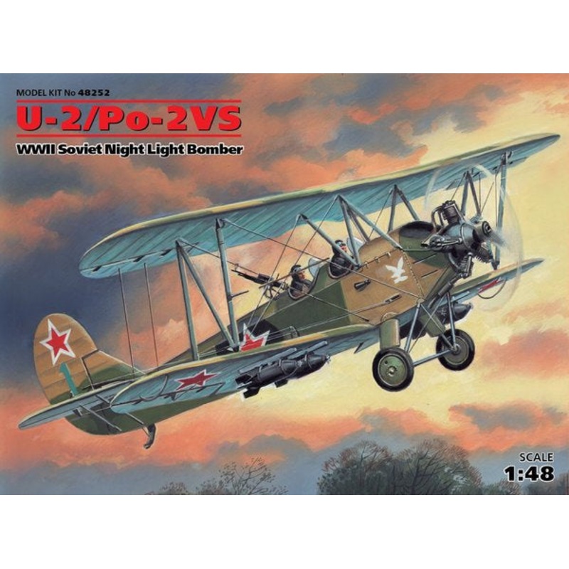 ICM 48252 1/48 Polikarpov U-2/Po-2VS WWII Soviet Night Bomber