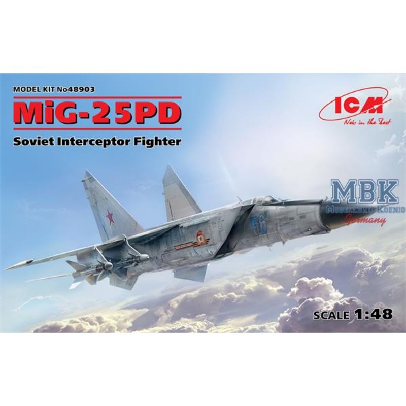 ICM 48903 1/48 MiG-25 PD, Soviet Interceptor Fighter