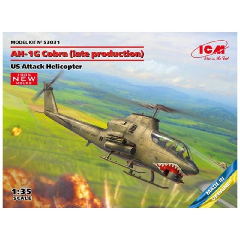 ICM 53031 1/35 US Attack Helicopter AH-1G Cobra (late production)