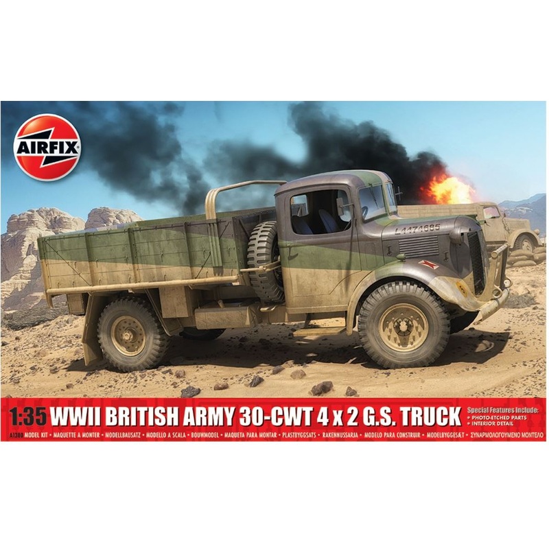 AIRFIX A1380 1/35 WWII BRITISH ARMY 30CWT 4X2 TRUCK