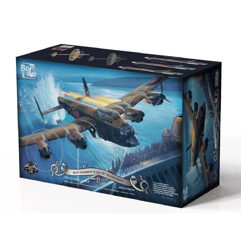Border Model  1/32 Avro Lancaster B Mk. III Dambuster full Interior