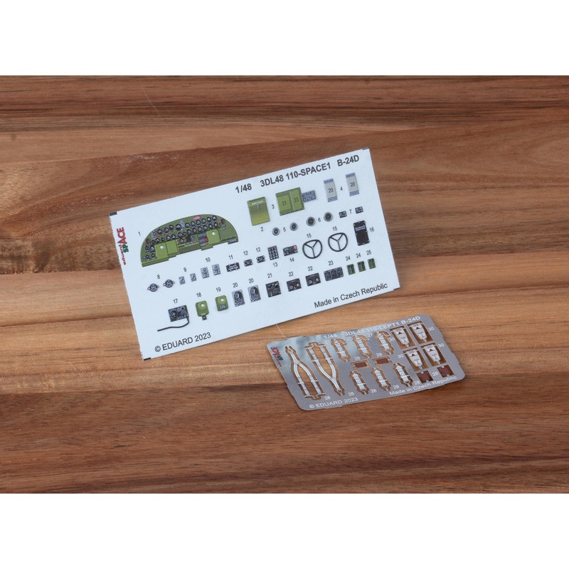 Eduard 3DL48110 1/48 B-24D SPACE 3D Decals + Etched Parts