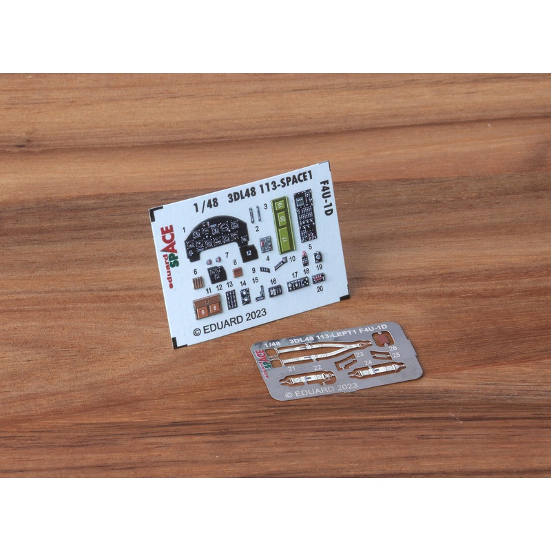 Eduard 3DL48113 1/48 F4U-1D SPACE 3D Decals + Etched Parts
