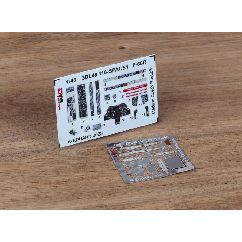 Eduard 3DL48116 1/48 F-86D SPACE 3D Decals + Etched Parts