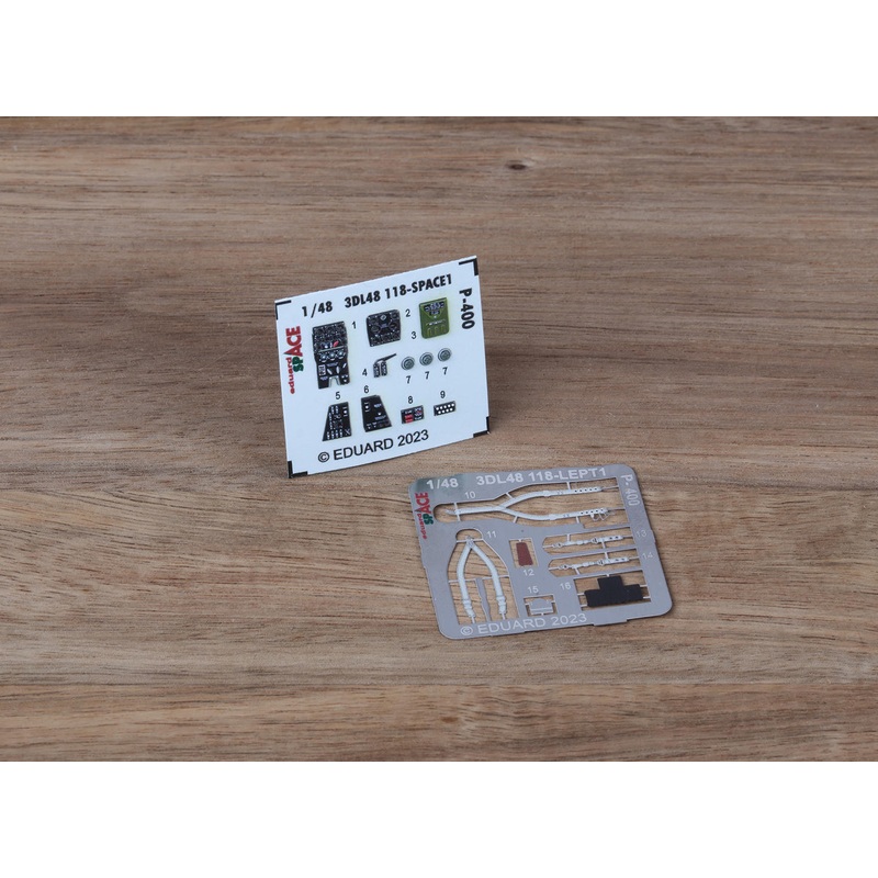 Eduard 3DL48118 1/48 P-400 SPACE 3D Decals + Etched Parts