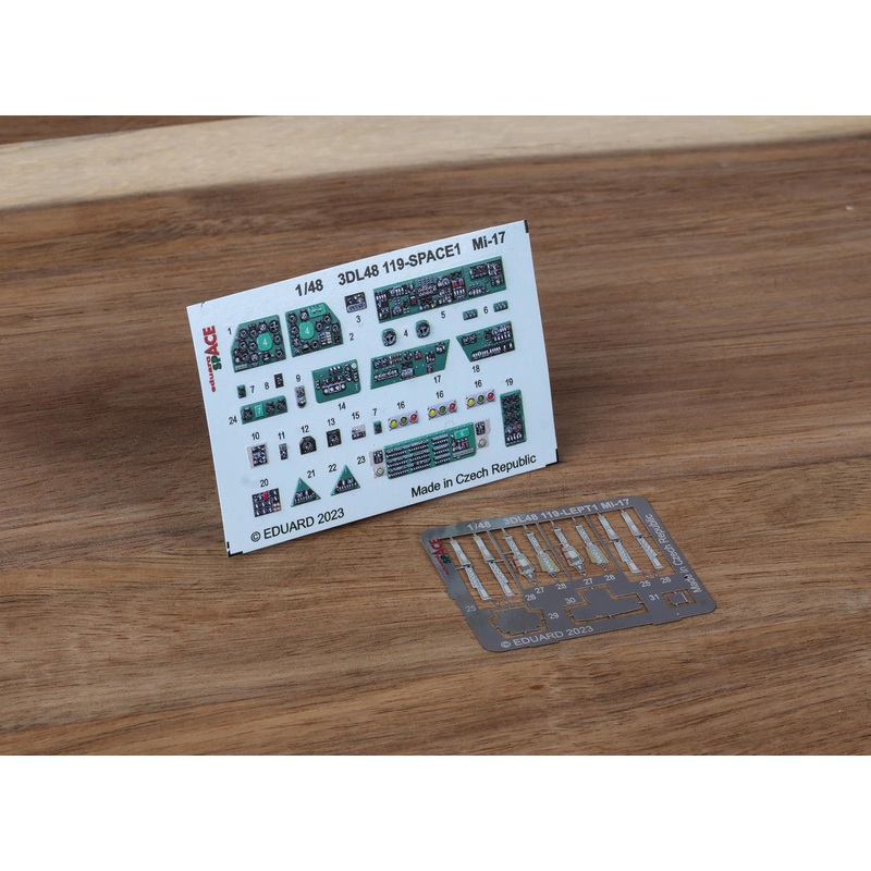 Eduard 3DL48119 1/48 Mi-17 SPACE 3D Decals + Etched Parts